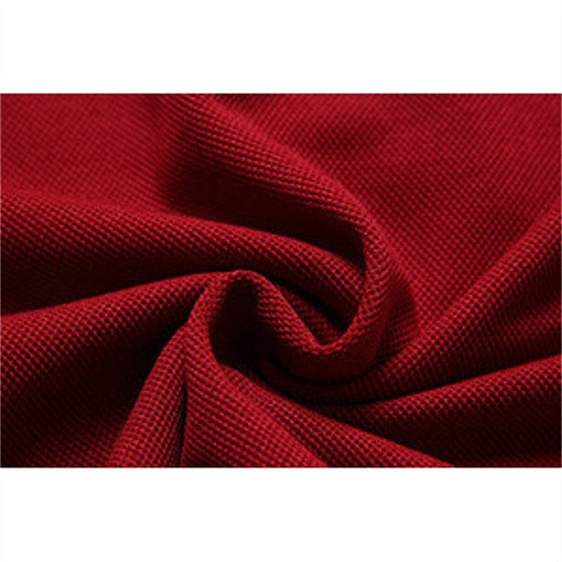 High quality men's cotton embroidered polo shirt 2023 summer new high-end breathable business casual lapel short sleeve T-shirt