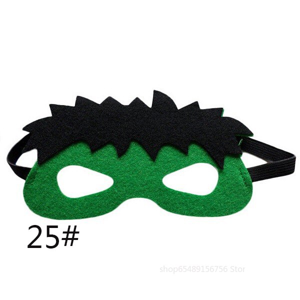 Christmas Superhero Mask Cosplay Halloween Kids Adult Carnival Party Masks Props Children's Birthday Felt Masks Masquerade Gifts