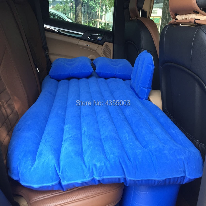 Car Travel Bed Automotive Air Inflatable Mattress Camping Sofa Rear Seat Rest Cushion Sleeping Pad Universal inflable coche