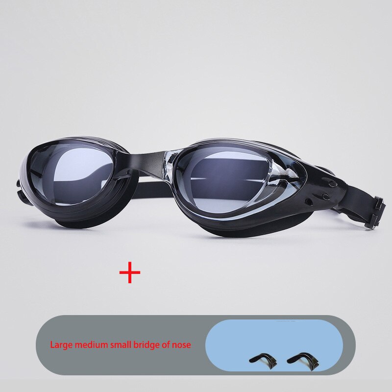 Professional Adult Swim Goggles Waterproof Fog-proof Racing Goggles Men Women Cool Silver Plated Swimming Equip Wholesale