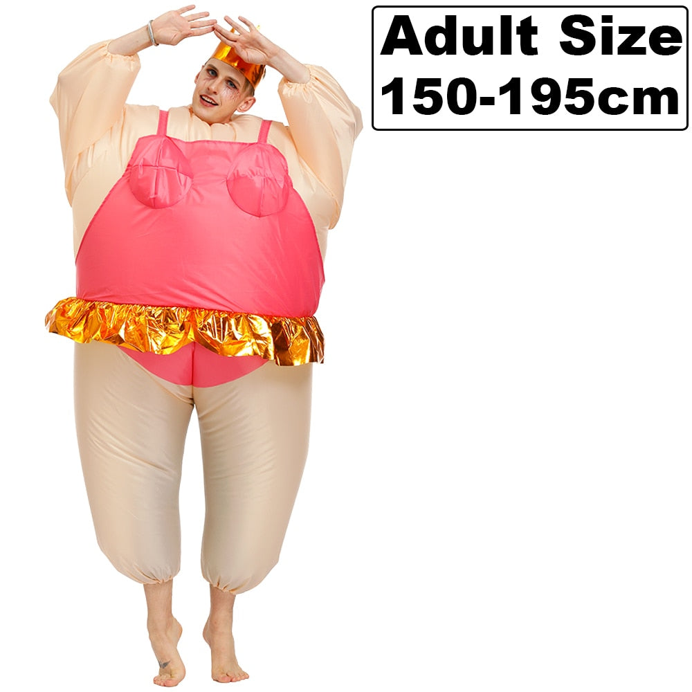 HOT Anime Dinosaur Inflatable Costume Party Mascot Alien Costumes Suit Disfraz Cosplay Halloween Costumes For Adult Kids Dress