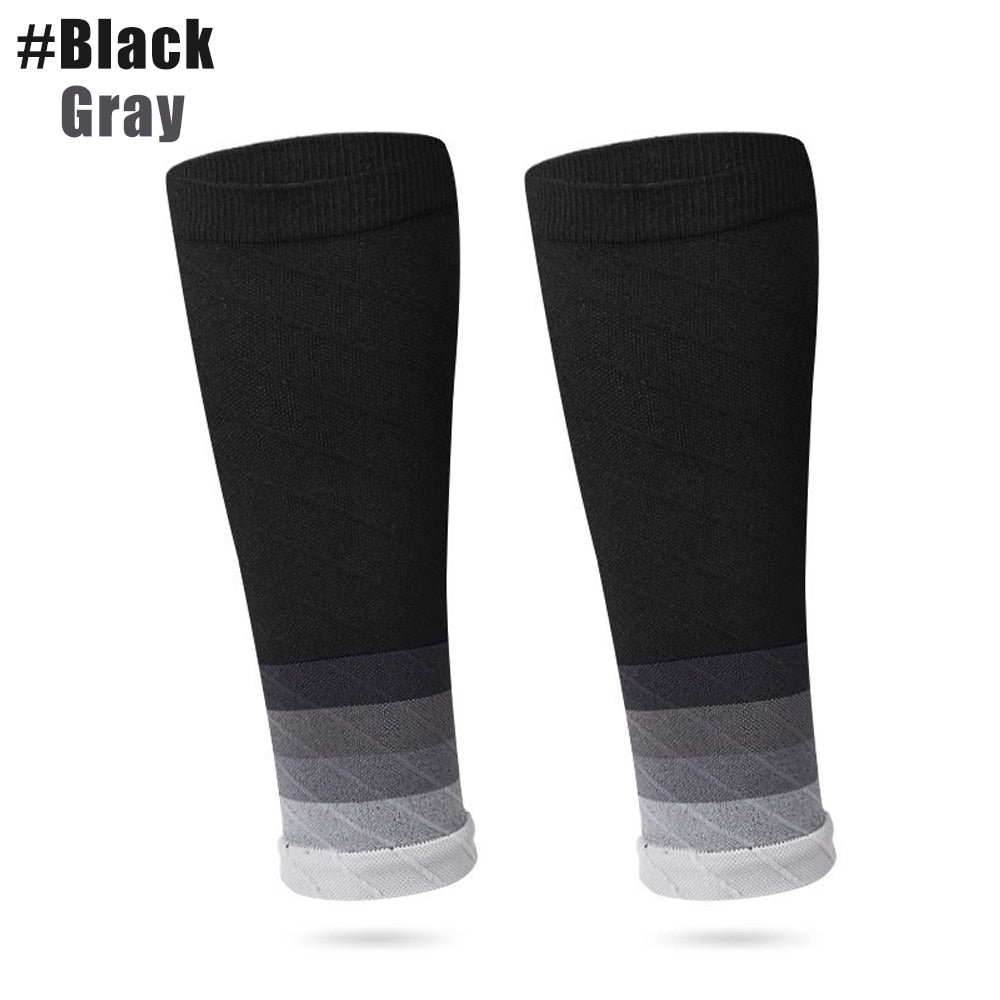 1Pair Calf Compression Sleeves Running Leg Compression Sleeve 20-30mmHg Compression Socks for Shin Splint For Men Women