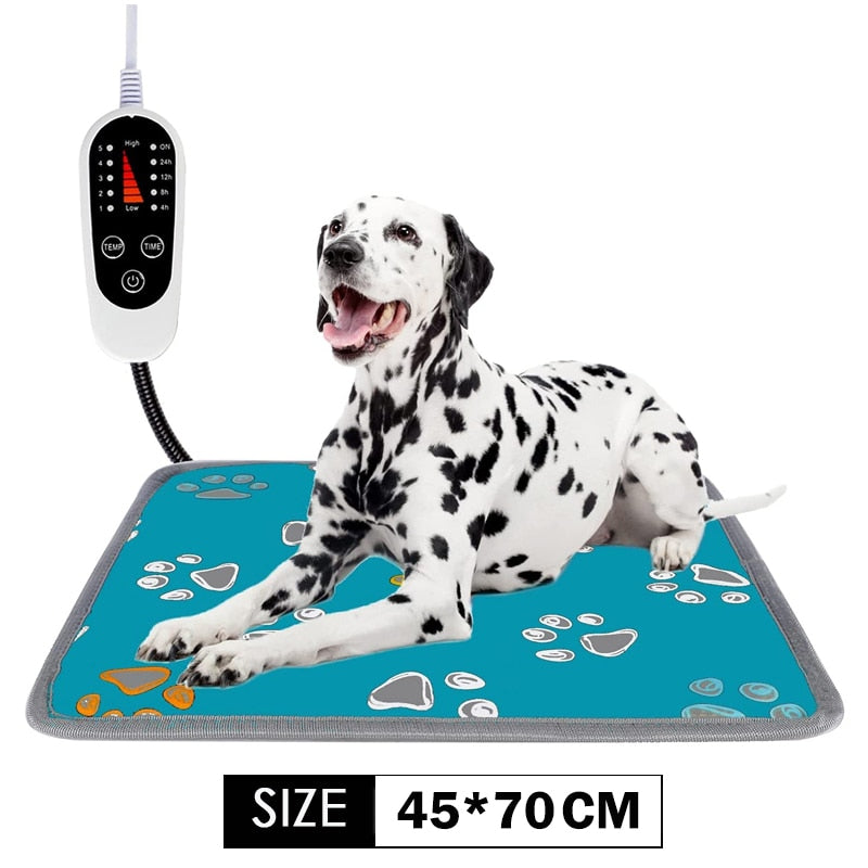 Furrybaby Dog Bed Warm Mats Pet Electric Heating Pad Blanket Pet Mat Bed Cat Dog Winter Warmer Pad Home Office Chair Heated Mat