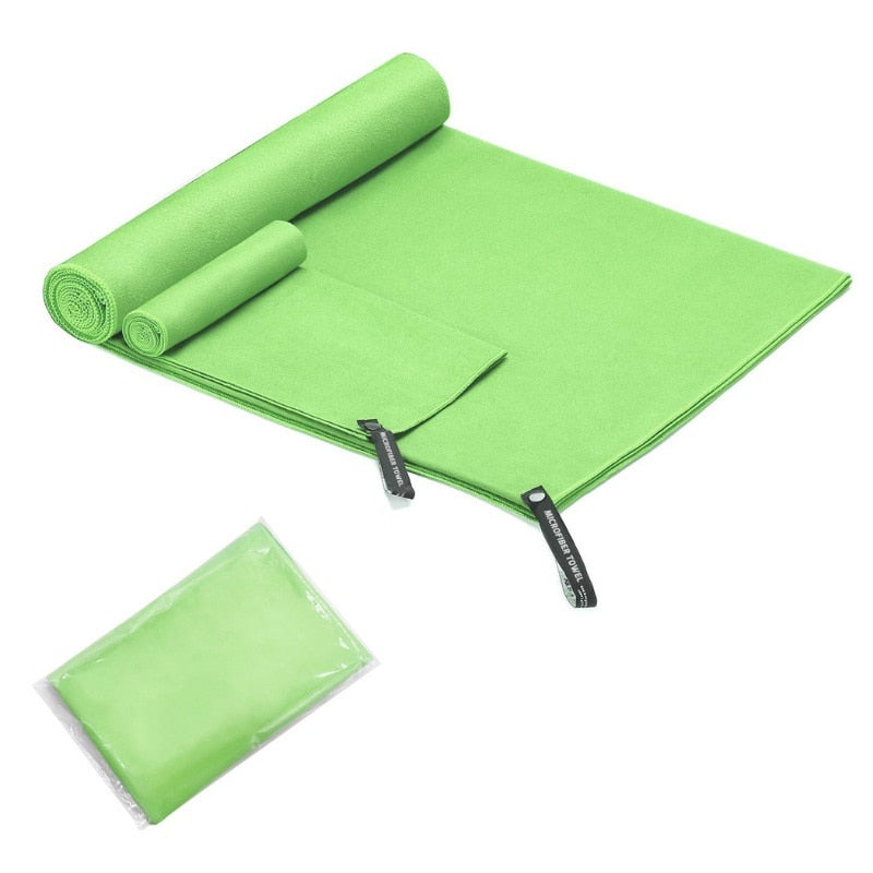 Quick Drying Microfiber Towel for Sport Super Absorbent Bath Beach Towel Portable Gym Towel for Swimming Running Yoga Golf Towel