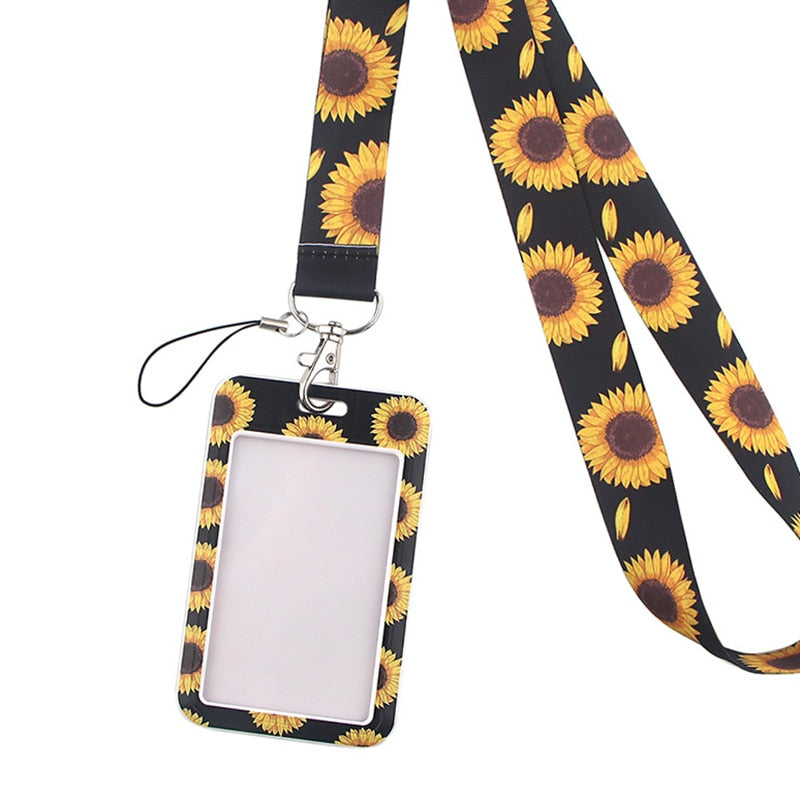 Wholesale Monarch Butterfly Lanyard Business Credit Card Holder Neck Strap Keychain Hang Rope ID Badge Holder Lariat Lasso