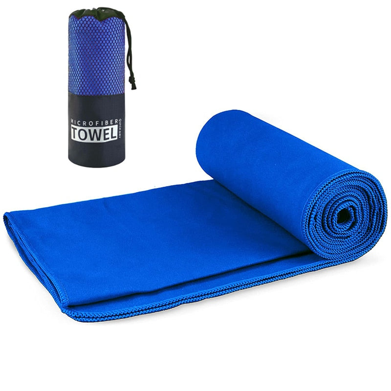 Quick Drying Microfiber Towel for Sport Super Absorbent Bath Beach Towel Portable Gym Towel for Swimming Running Yoga Golf Towel