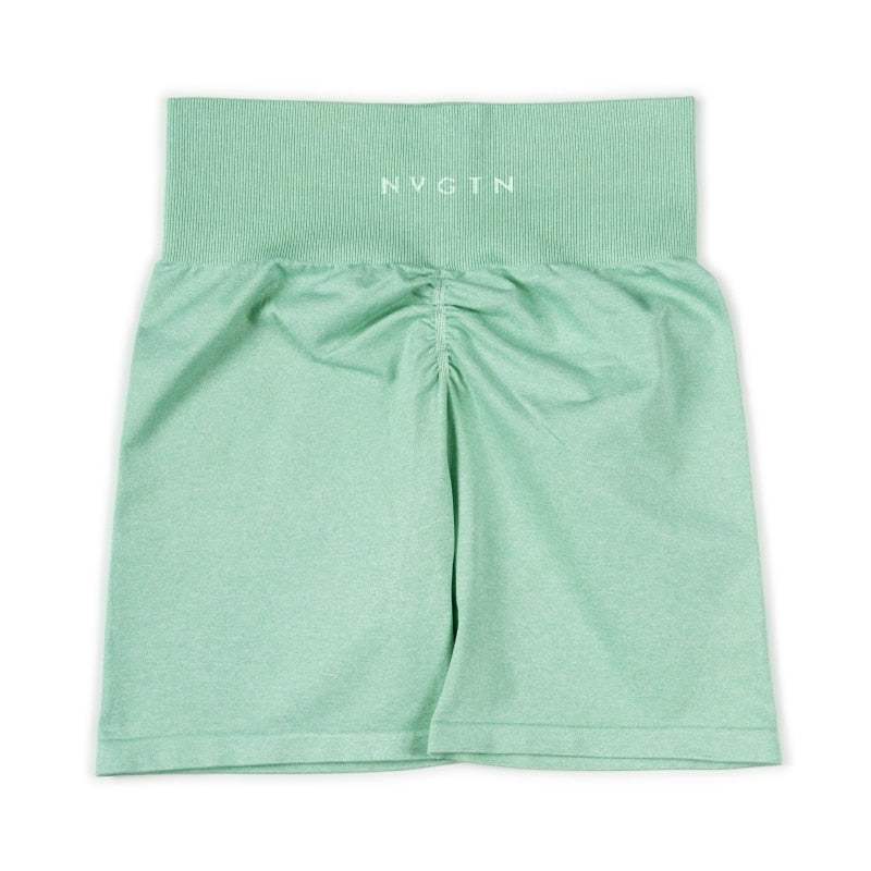 Nvgtn Scrunch Seamless Shorts Spandex Shorts Woman Fitness Elastic Breathable Hip-lifting Leisure Sports Running
