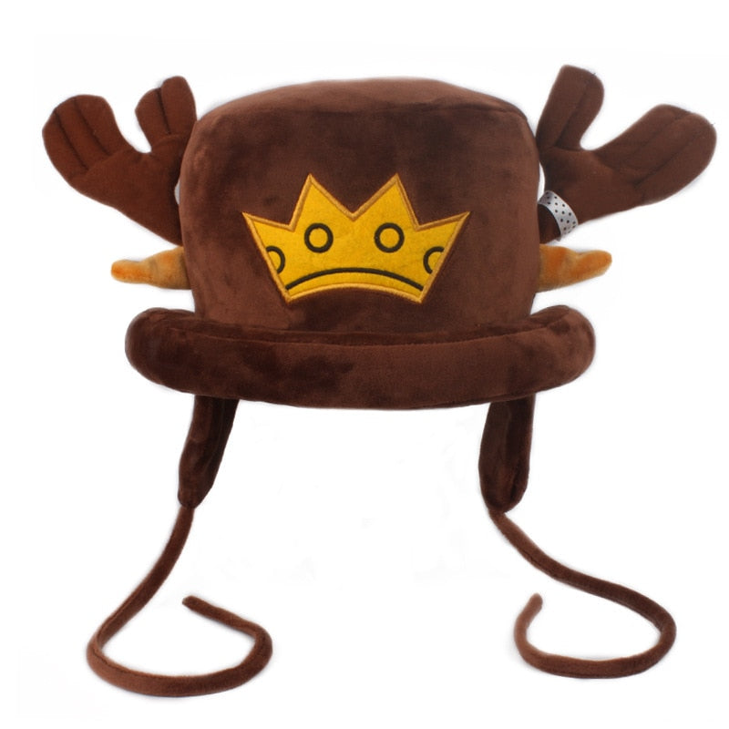 Cute Japanese Anime Hat Cap Tony Chopper Cosplay Plush Cap Hat Halloween Cartoon Hats & Caps JHD10020
