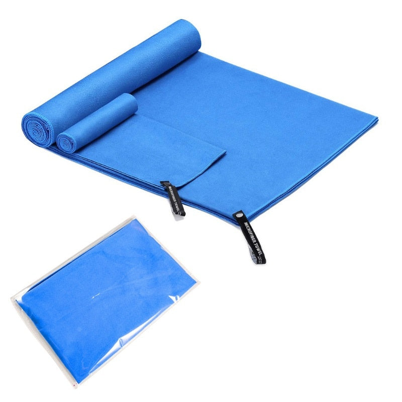 Quick Drying Microfiber Towel for Sport Super Absorbent Bath Beach Towel Portable Gym Towel for Swimming Running Yoga Golf Towel