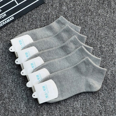 5Pairs Men Bamboo Fiber Autumn Winter Men Socks Breathable Cotton Sports Sock Breathable Deodorant Business Socks Size 37-45