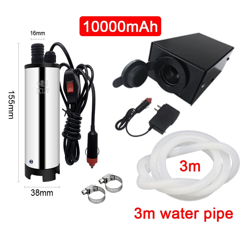 Portable Electric Drill Pump Diesel Oil Fluid Water Pump Mini Hand Self-priming Liquid Transfer Pumps
