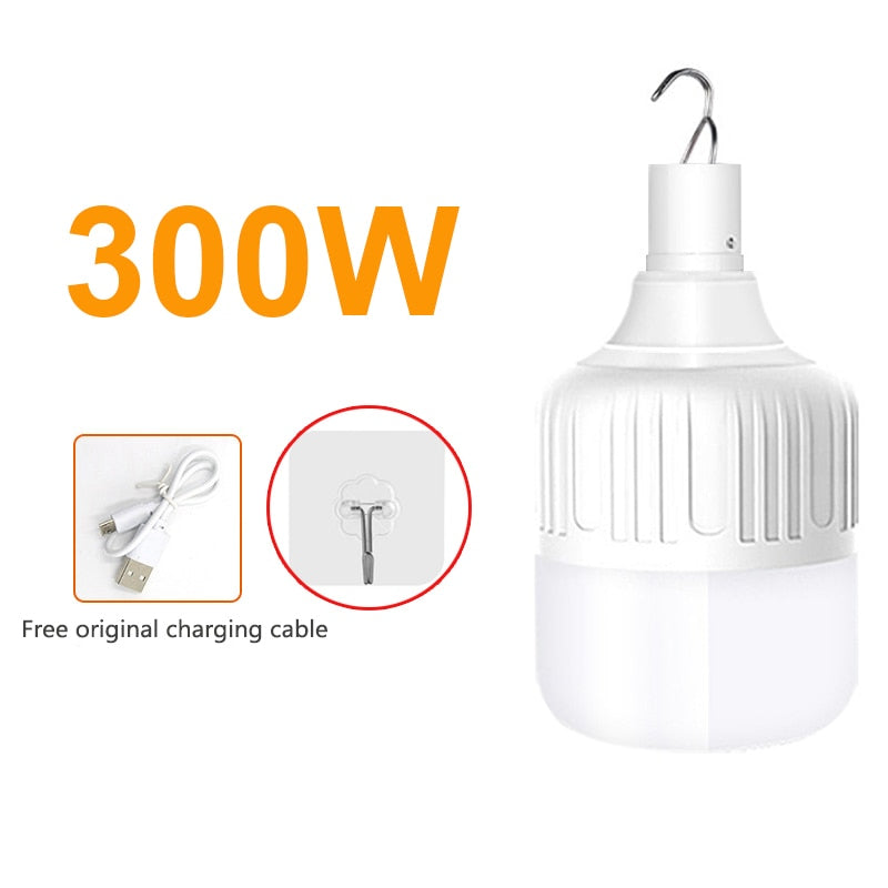 USB Rechargeable LED Emergency Lights House Outdoor Portable Lanterns 100W Emergency Lamp Bulb Battery Lantern BBQ Camping Light