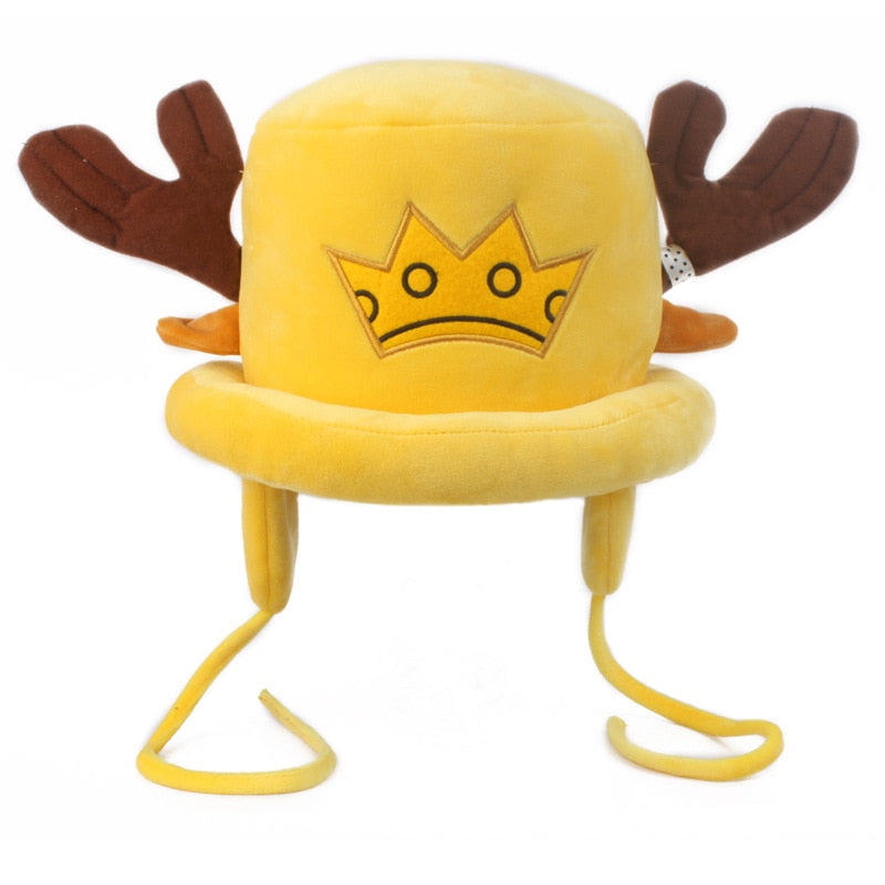 Cute Japanese Anime Hat Cap Tony Chopper Cosplay Plush Cap Hat Halloween Cartoon Hats & Caps JHD10020