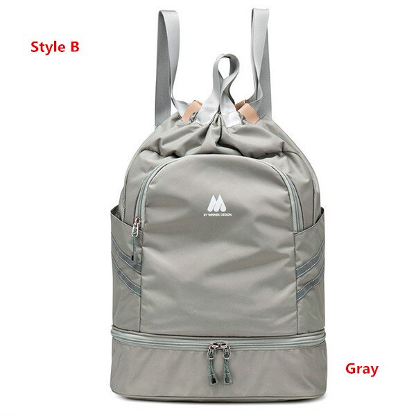 Multifunction Backpack Women's Yoga Swim Sports Fitness Organizer Pouch Waterproof Travel Clothes Shoes Ipad Storage Accessories