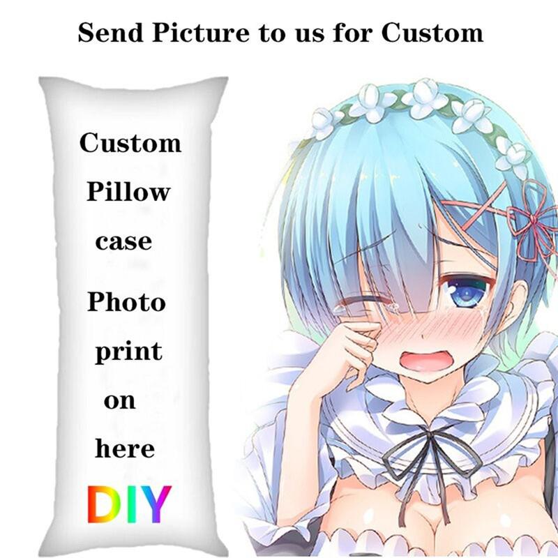 Customize DIY Anime Dakimakura 50x150cm Pillow Case Otaku Bedding Hugging 3D Sexy Double Sided Body Pillow Home Decor Dakimakura