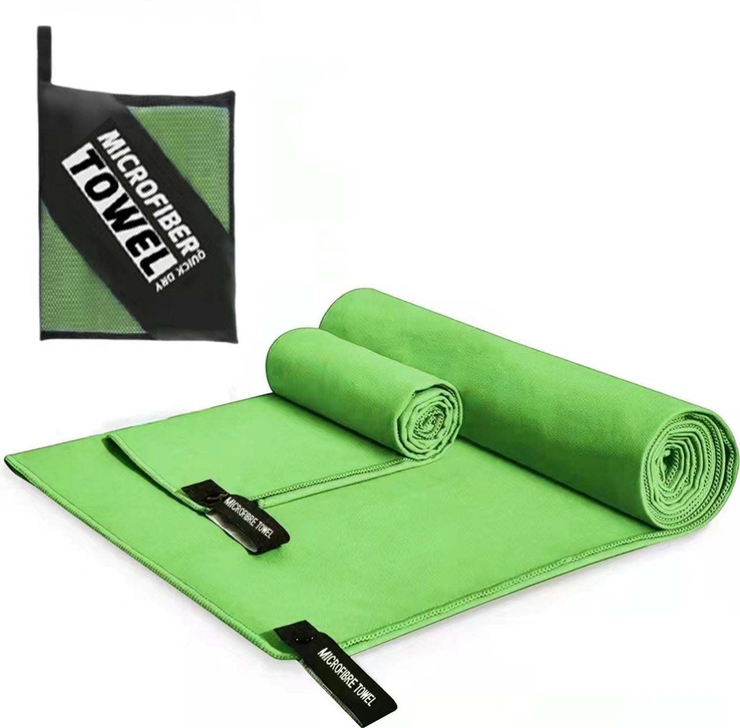 Quick Drying Microfiber Towel for Sport Super Absorbent Bath Beach Towel Portable Gym Towel for Swimming Running Yoga Golf Towel