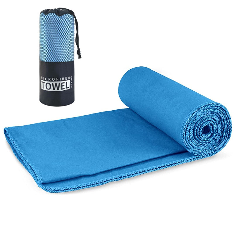 Quick Drying Microfiber Towel for Sport Super Absorbent Bath Beach Towel Portable Gym Towel for Swimming Running Yoga Golf Towel