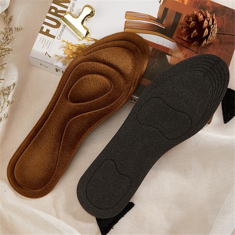 Warm Insoles for Men Women Winter Shoes Inserts Fascitis Plantar Memory Foam Thermal Insoles for Foot Warmer Massage Shoe Pads