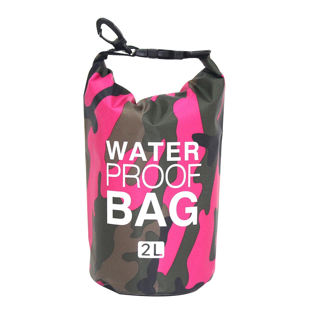 30L Waterproof Swimming Bag Dry Sack Camouflage Colors Fishing Boating Kayaking Storage Drifting Rafting Bag 2L 5L 10L 15L 20L