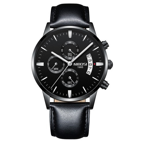 NIBOSI Man Watch 2023 Mens Watches Top Luxury Brand Sport Military Quartz Watch Men Wristwatch Male Clock Saat Reloj Hombre