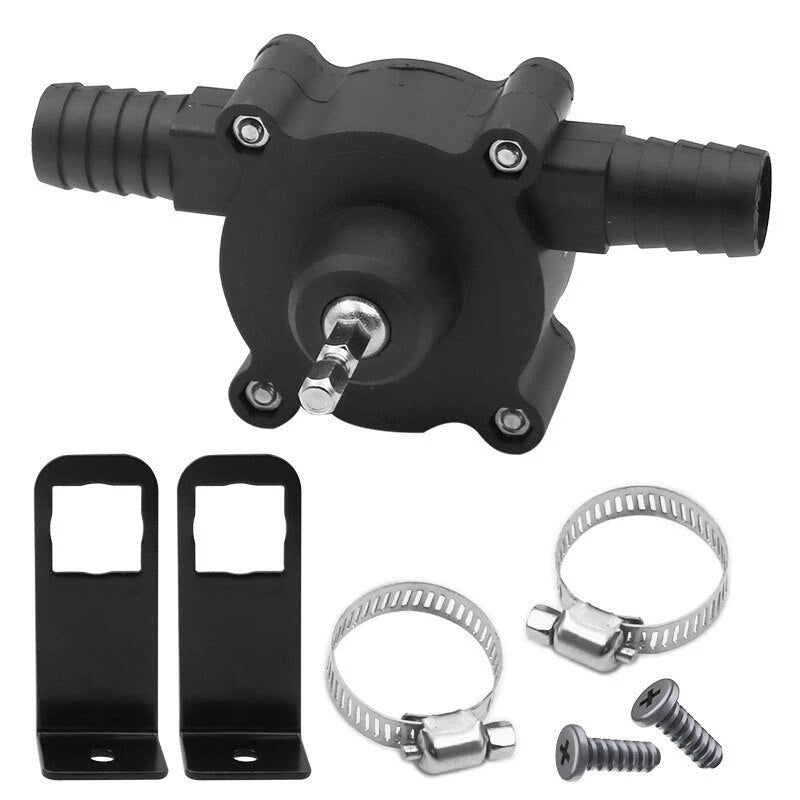 Portable Electric Drill Pump Diesel Oil Fluid Water Pump Mini Hand Self-priming Liquid Transfer Pumps
