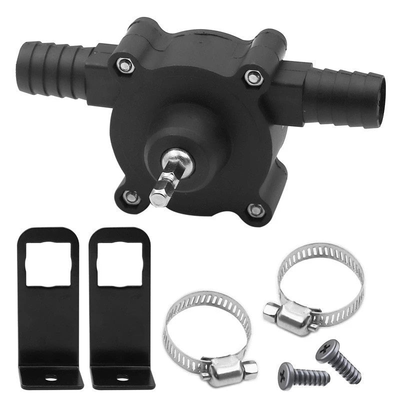 Portable Electric Drill Pump Diesel Oil Fluid Water Pump Mini Hand Self-priming Liquid Transfer Pumps
