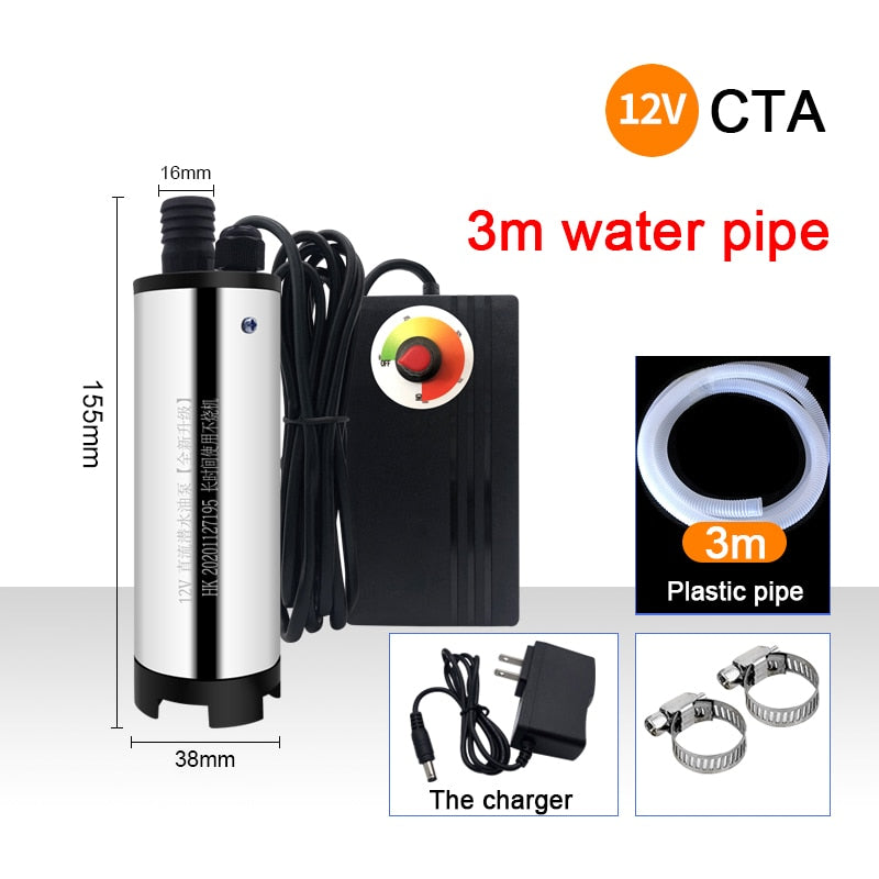 Portable Electric Drill Pump Diesel Oil Fluid Water Pump Mini Hand Self-priming Liquid Transfer Pumps