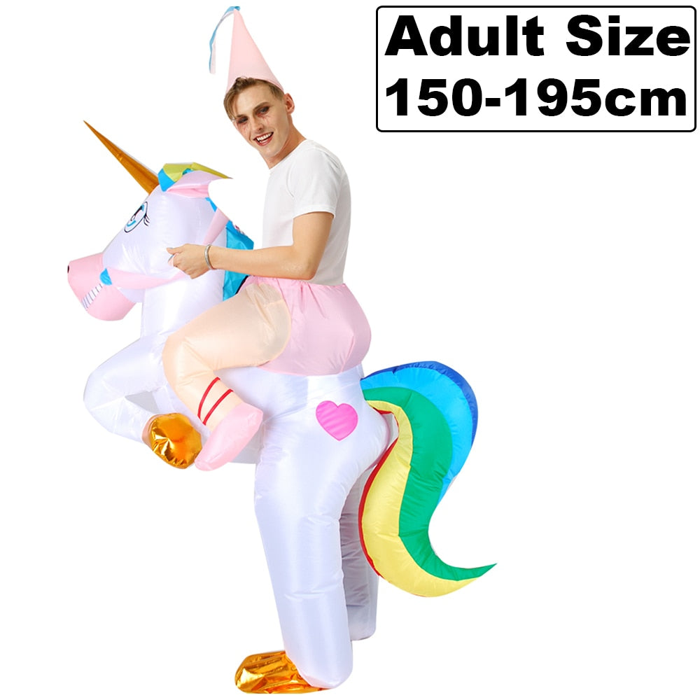 HOT Anime Dinosaur Inflatable Costume Party Mascot Alien Costumes Suit Disfraz Cosplay Halloween Costumes For Adult Kids Dress