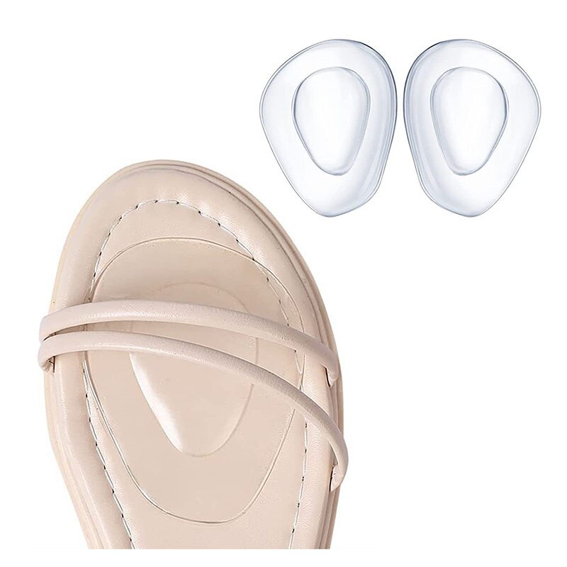 Gel Half Insoles for Shoes Women Forefoot Arch Support Inserts Plantar Fascitis Anti-Pain Feet High Heels Silicone Cushion Pads