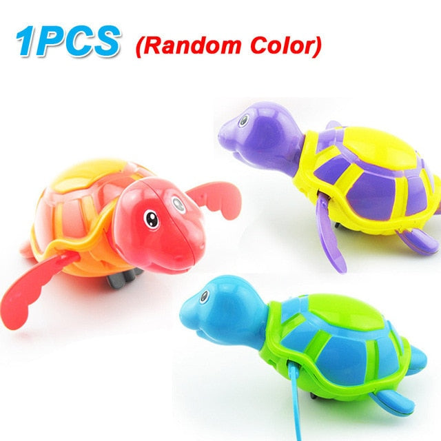 Baby Toys Bathing Ducks Cartoon Animal Whale Crab Swimming Pool Water Play Game Chain Clockwork Bath Toys For Children