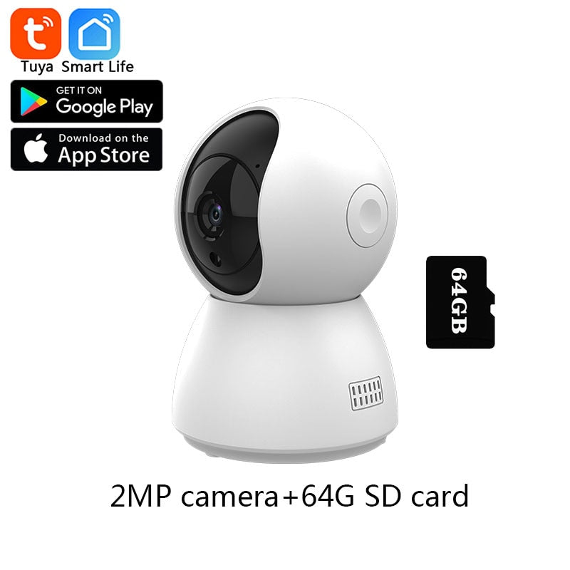 4MP 2K Tuya Smart Mini WiFi IP Camera Indoor Wireless Surveillance Auto Tracking Of Human Home Security CCTV Baby Pet Monitor