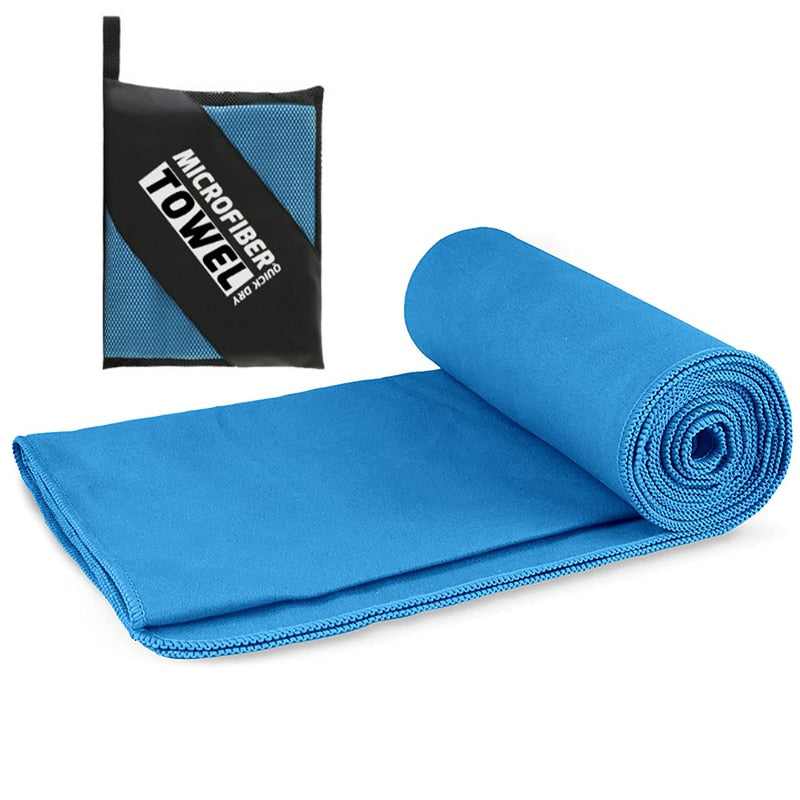 Quick Drying Microfiber Towel for Sport Super Absorbent Bath Beach Towel Portable Gym Towel for Swimming Running Yoga Golf Towel