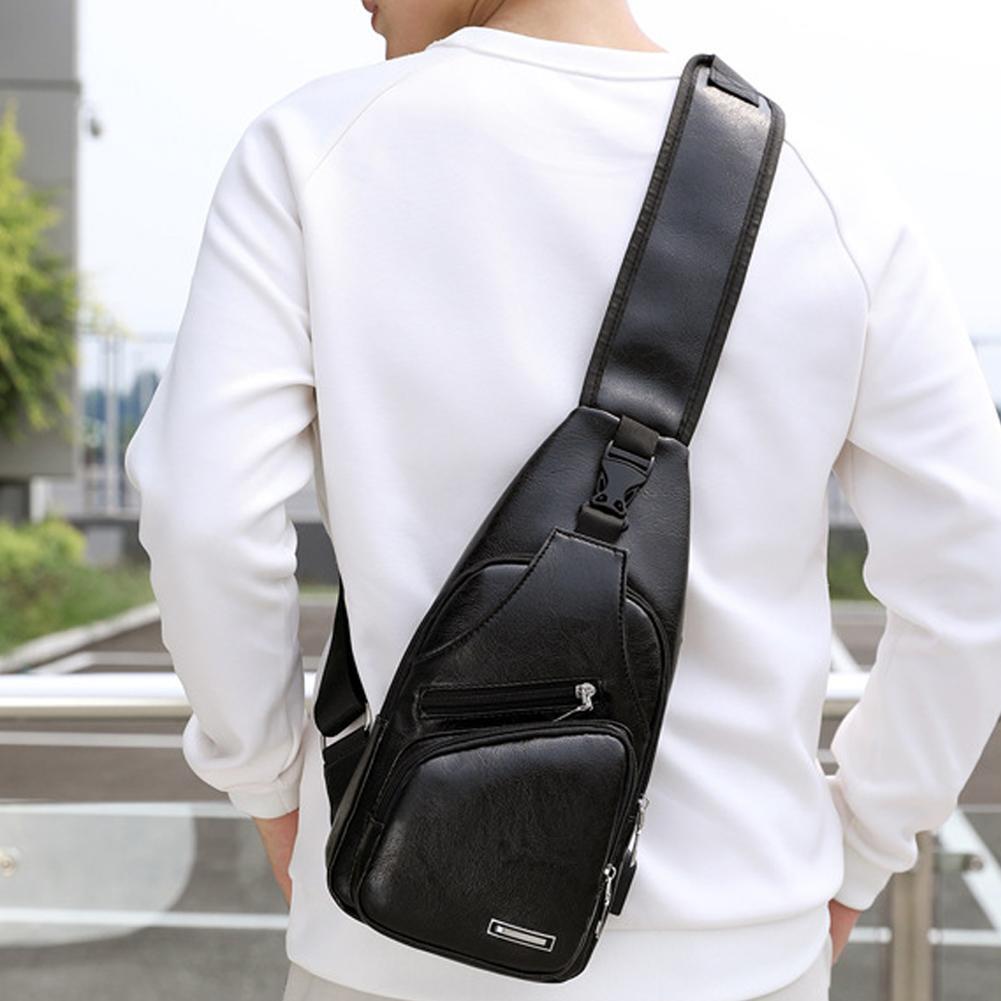 Casual Men's Chest Bag Business Shoulder Bag Messenger Bag Nylon Canvas Fashion Waist Bag Outdoor Sports Brand Shoulder Bag