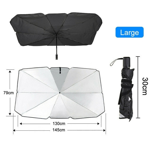 Car Sun Shade Protector Parasol Auto Front Window Sunshade Covers Car Sun Protector Interior Windshield Protection Accessories