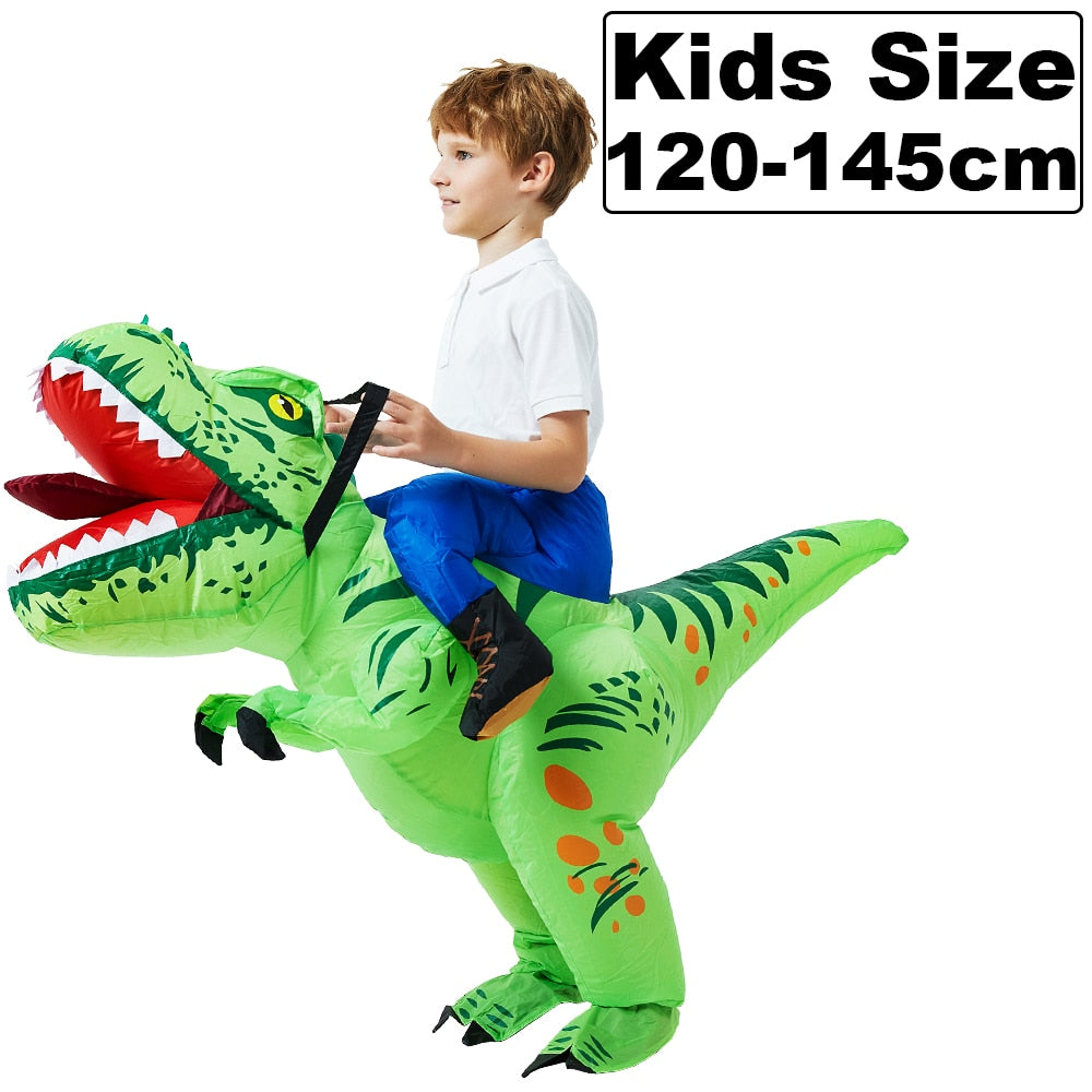 HOT Anime Dinosaur Inflatable Costume Party Mascot Alien Costumes Suit Disfraz Cosplay Halloween Costumes For Adult Kids Dress