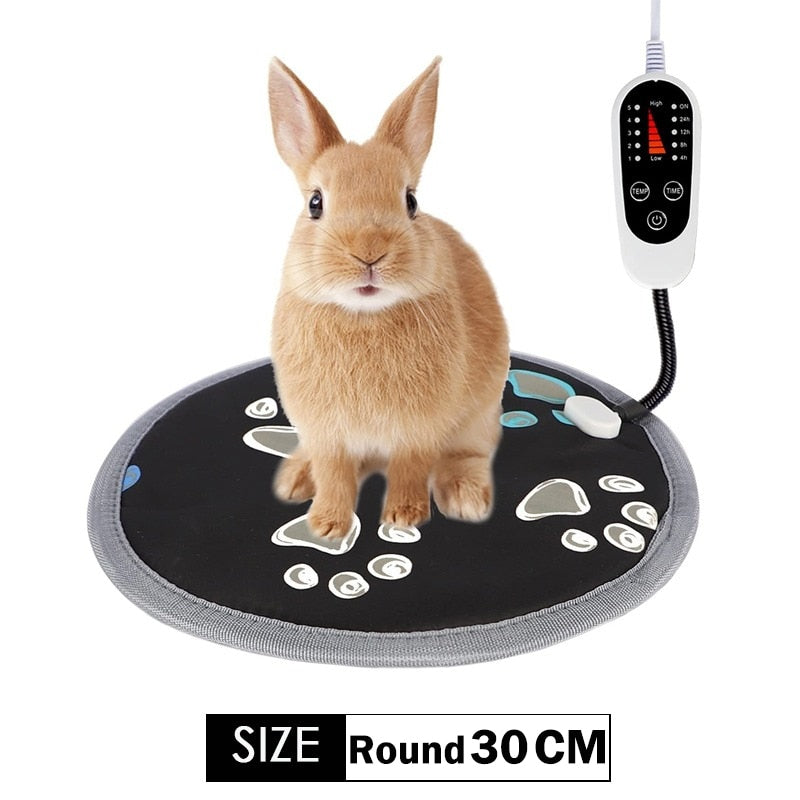 Furrybaby Dog Bed Warm Mats Pet Electric Heating Pad Blanket Pet Mat Bed Cat Dog Winter Warmer Pad Home Office Chair Heated Mat