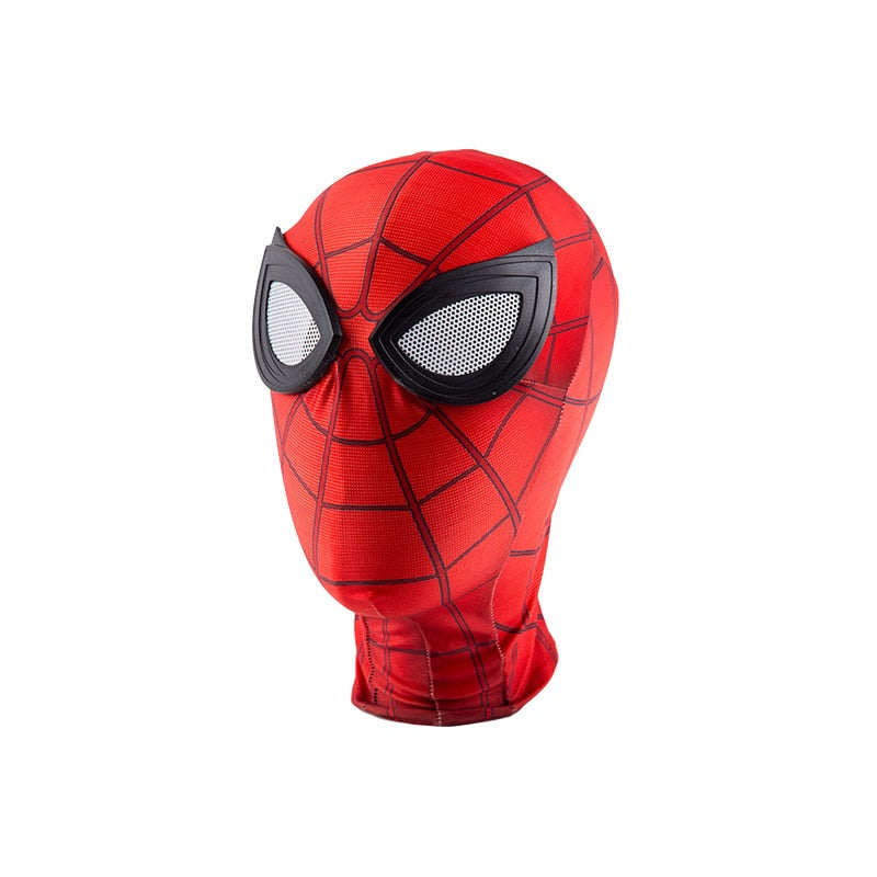 Adult Spiderman Mask Peter Parker Miles Morales Raimi Superhero Cosplay Costume Masks Lens Prop Face Mask Halloween