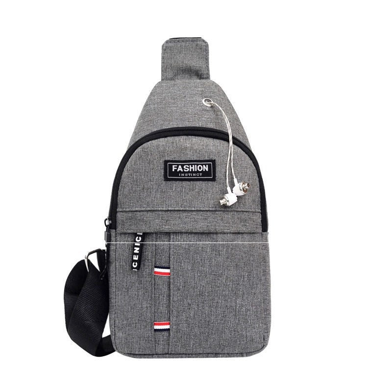 Casual Men's Chest Bag Business Shoulder Bag Messenger Bag Nylon Canvas Fashion Waist Bag Outdoor Sports Brand Shoulder Bag