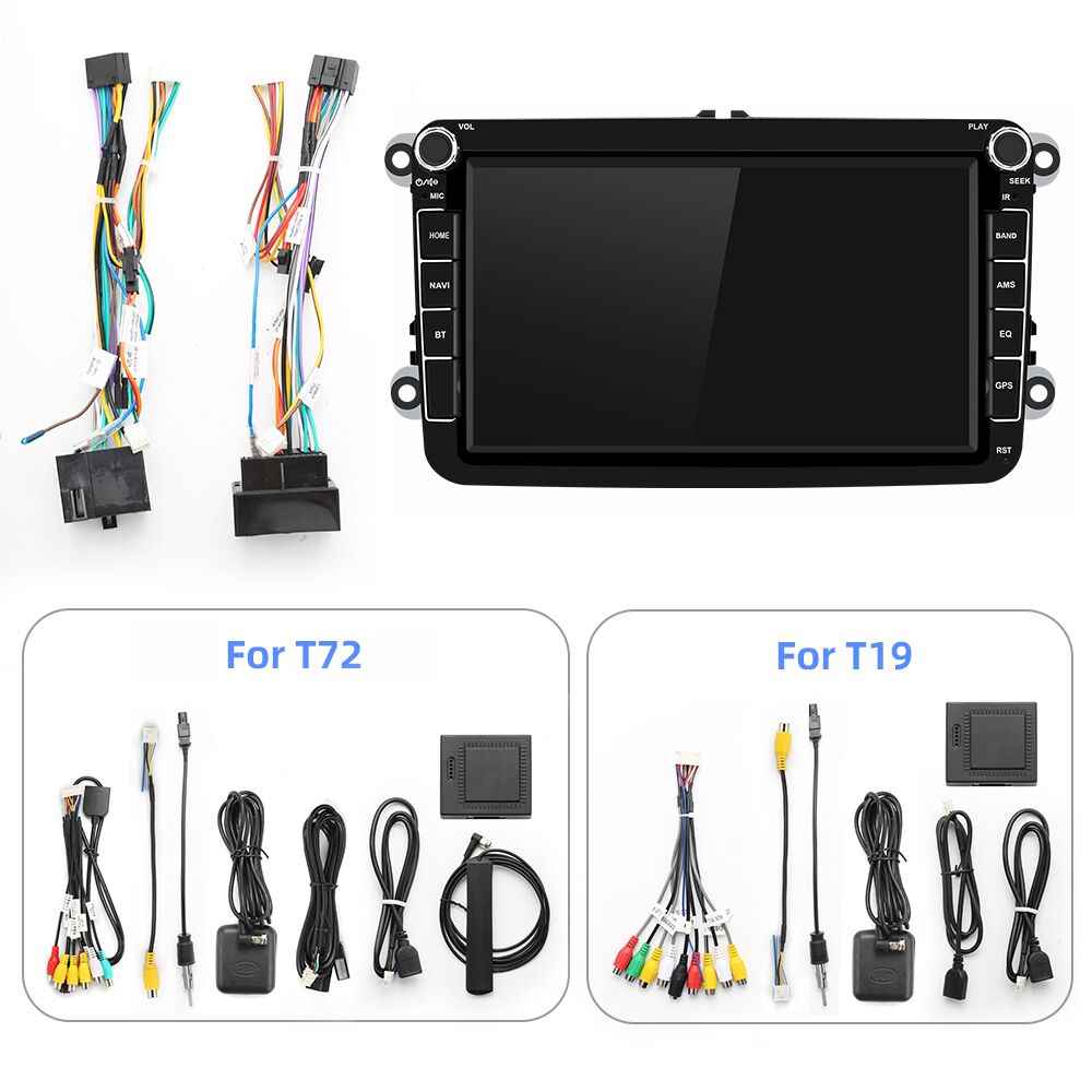 Isudar T72 2 Din Car Multimedia player Android 10 For VW/Volkswagen/POLO/PASSAT B6/B7/Golf/Tiguan/Skoda GPS Car Radio Audio Auto