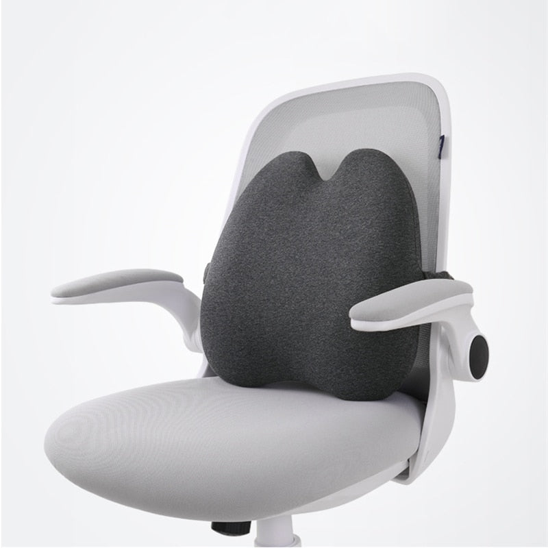 Memory Foam Lumbar Cushion Orthopedic Pillow Office Chair Cushion Support Waist Back Pillow Sets Car Seat Cushion Hips Massager