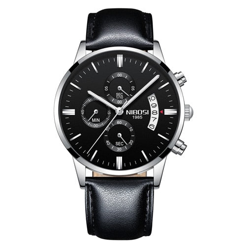 NIBOSI Man Watch 2023 Mens Watches Top Luxury Brand Sport Military Quartz Watch Men Wristwatch Male Clock Saat Reloj Hombre
