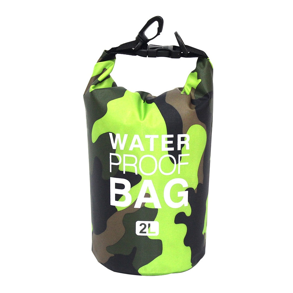 30L Waterproof Swimming Bag Dry Sack Camouflage Colors Fishing Boating Kayaking Storage Drifting Rafting Bag 2L 5L 10L 15L 20L