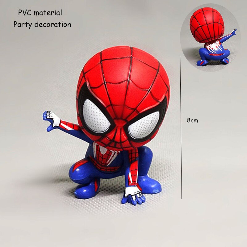 Cartoon Theme Children Birthday Party Super Hero Spiderman Cloak Mask Kids Toys Cosplay Costume Christmas Halloween Decorations