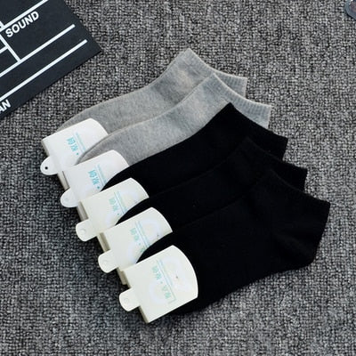 5Pairs Men Bamboo Fiber Autumn Winter Men Socks Breathable Cotton Sports Sock Breathable Deodorant Business Socks Size 37-45