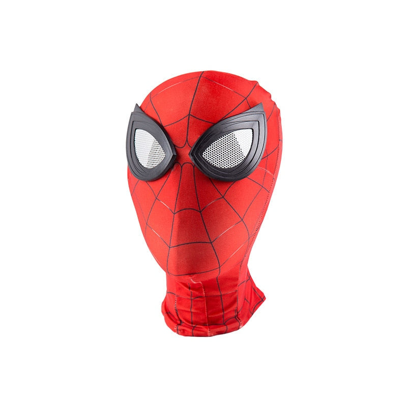 Adult Spiderman Mask Peter Parker Miles Morales Raimi Superhero Cosplay Costume Masks Lens Prop Face Mask Halloween