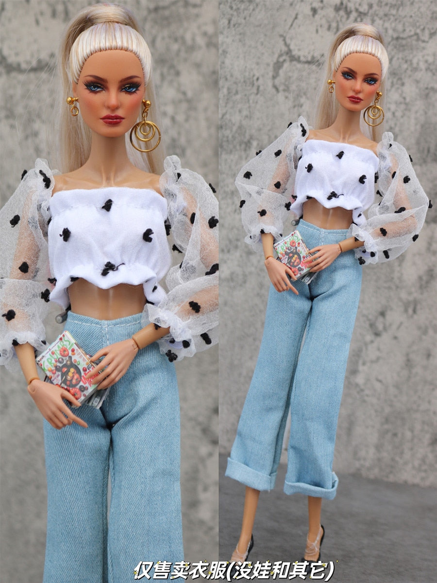 Clothing set / top coat skirt pants dress summer autumn wear outfit for 30cm xinyi Fr2 BJD ST barbie doll / 1/6 doll clothes