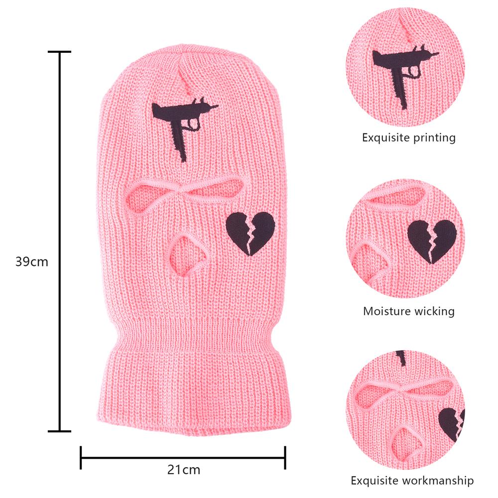 Men Balaclava Mask Hat Winter Warm Windproof Knit Beanies Bonnet Unisex Caps Women Sports Halloween Party Gifts Ski Accesorios