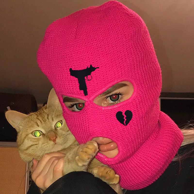 Men Balaclava Mask Hat Winter Warm Windproof Knit Beanies Bonnet Unisex Caps Women Sports Halloween Party Gifts Ski Accesorios