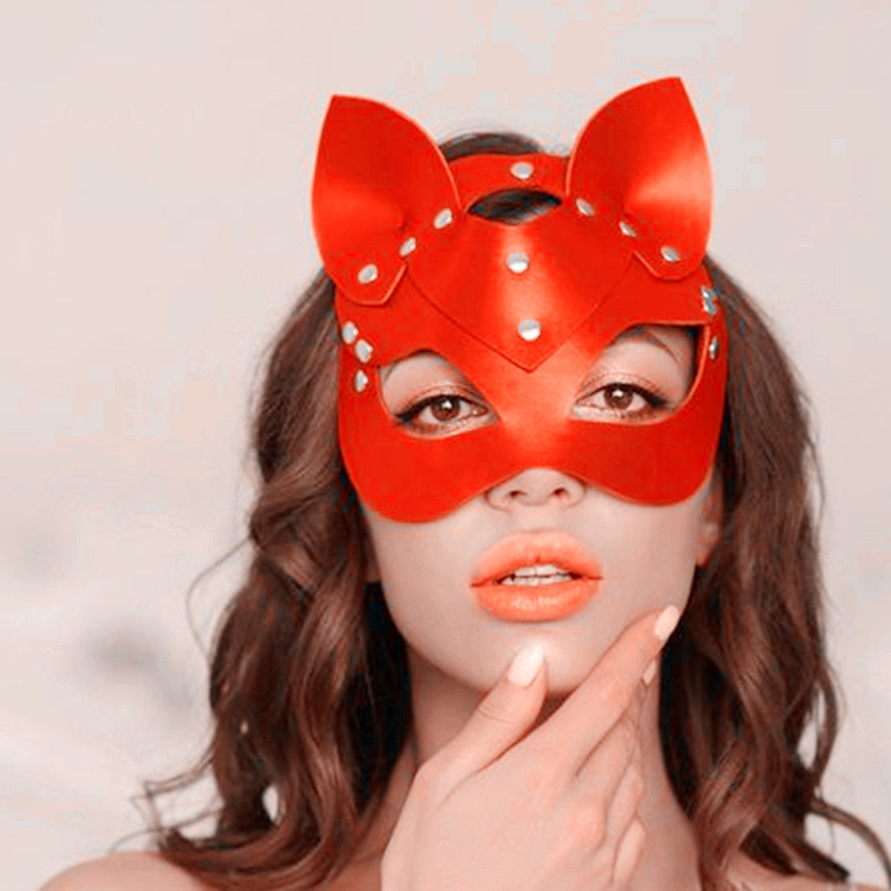 Cosplay Mask For Anime Cosplay Anime BDSM Halloween Masks Harness Punk Fetish Steampunk Masquerade Carnival Party Cosplay Anime