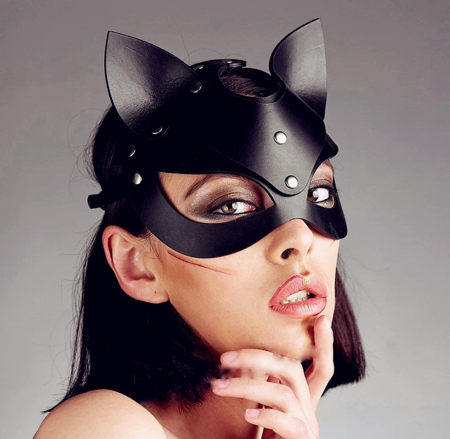 Cosplay Mask For Anime Cosplay Anime BDSM Halloween Masks Harness Punk Fetish Steampunk Masquerade Carnival Party Cosplay Anime
